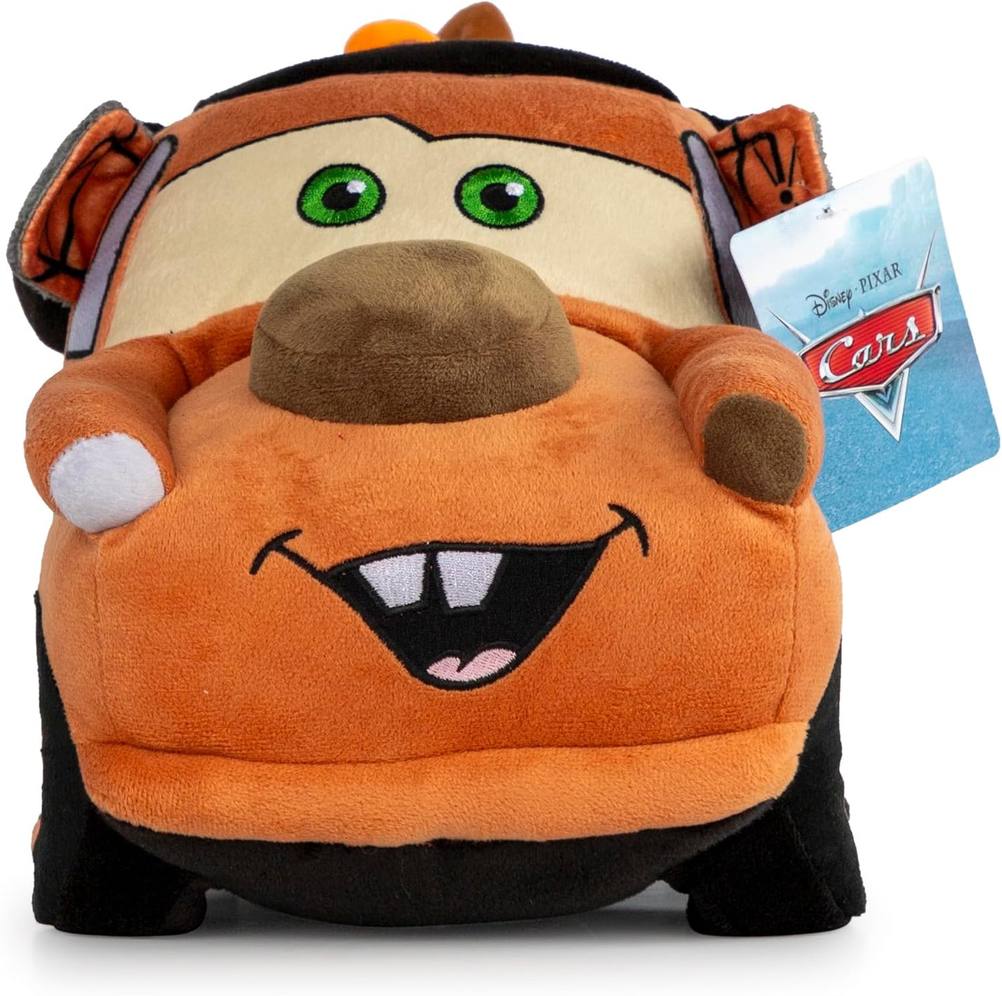 Disney Pixar Cars Tow Mater Plush Pillow Buddy - Super Soft Character Pillow - Polyester Microfiber, 14 Inches